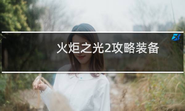 火炬之光2攻略装备