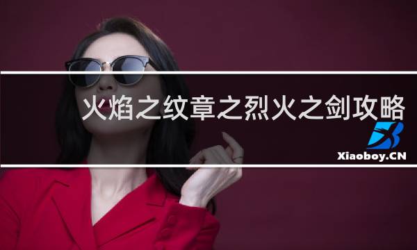 火焰之纹章之烈火之剑攻略