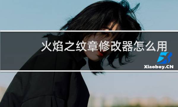 火焰之纹章修改器怎么用