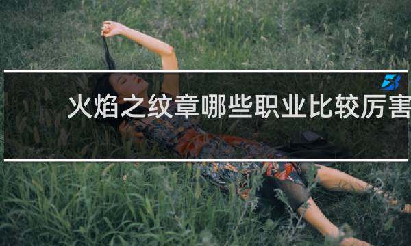 火焰之纹章哪些职业比较厉害