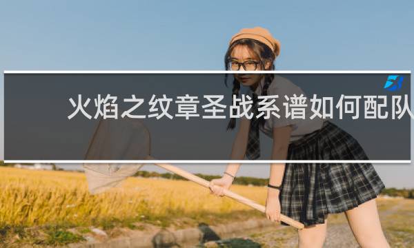 火焰之纹章圣战系谱如何配队