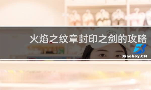 火焰之纹章封印之剑的攻略