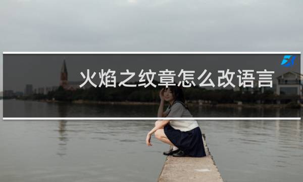 火焰之纹章怎么改语言