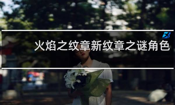 火焰之纹章新纹章之谜角色