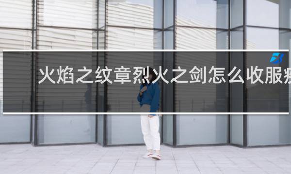火焰之纹章烈火之剑怎么收服疾