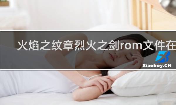 火焰之纹章烈火之剑rom文件在哪