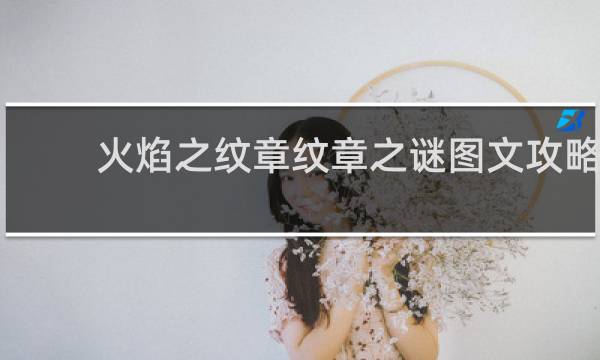 火焰之纹章纹章之谜图文攻略