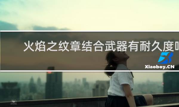 火焰之纹章结合武器有耐久度吗
