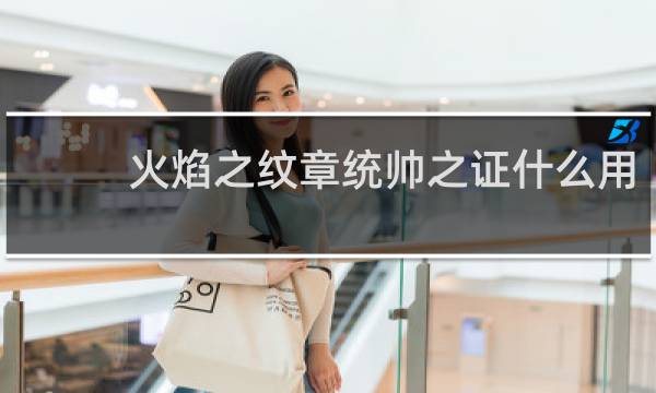 火焰之纹章统帅之证什么用