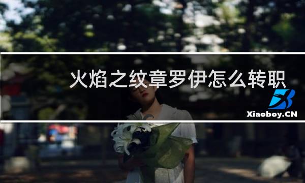 火焰之纹章罗伊怎么转职