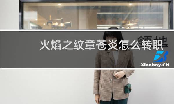 火焰之纹章苍炎怎么转职