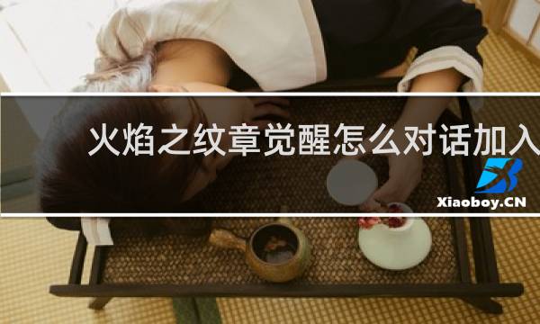 火焰之纹章觉醒怎么对话加入
