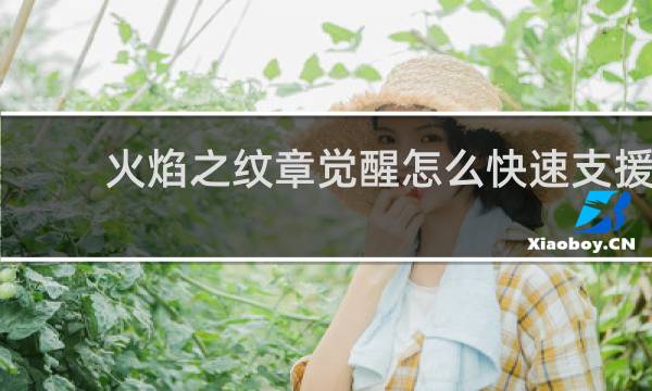 火焰之纹章觉醒怎么快速支援