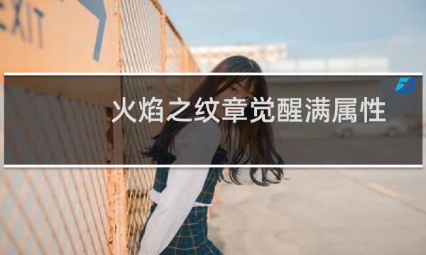 火焰之纹章觉醒满属性
