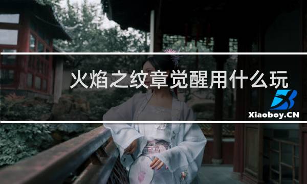 火焰之纹章觉醒用什么玩
