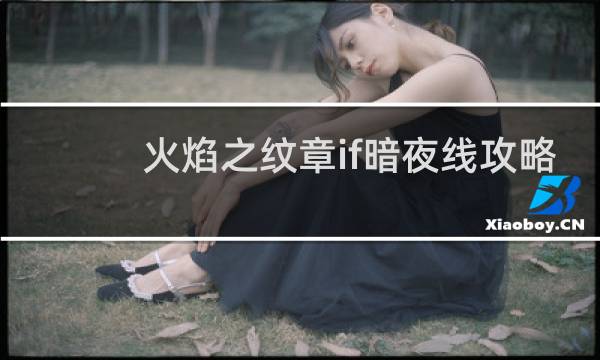 火焰之纹章if暗夜线攻略