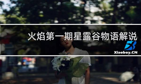 火焰第一期星露谷物语解说