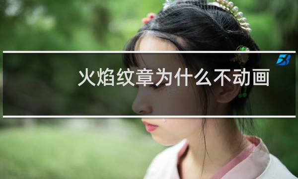 火焰纹章为什么不动画