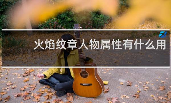 火焰纹章人物属性有什么用