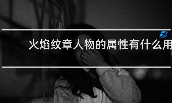 火焰纹章人物的属性有什么用