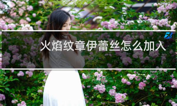 火焰纹章伊蕾丝怎么加入