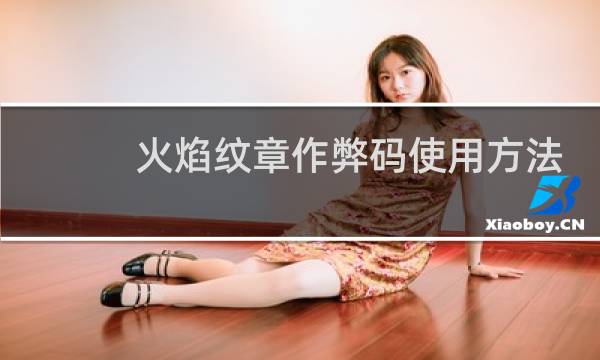 火焰纹章作弊码使用方法