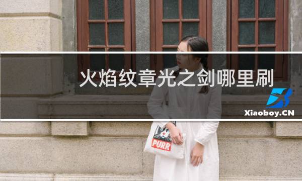 火焰纹章光之剑哪里刷