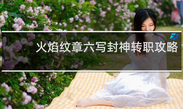 火焰纹章六写封神转职攻略