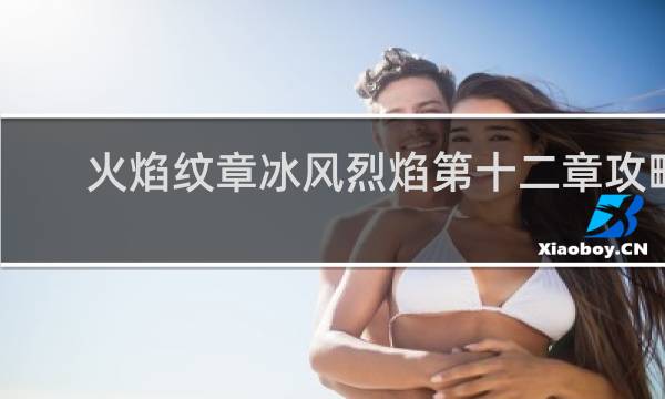 火焰纹章冰风烈焰第十二章攻略