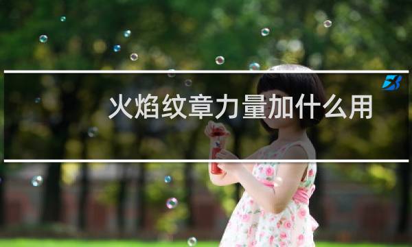 火焰纹章力量加什么用