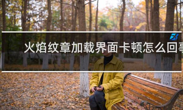 火焰纹章加载界面卡顿怎么回事