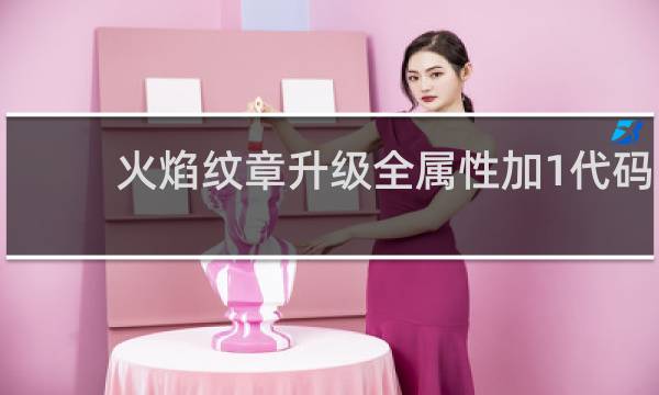 火焰纹章升级全属性加1代码