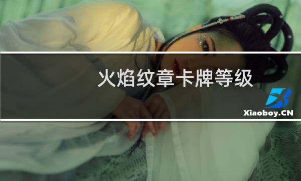 火焰纹章卡牌等级