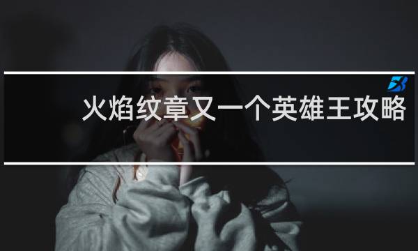 火焰纹章又一个英雄王攻略
