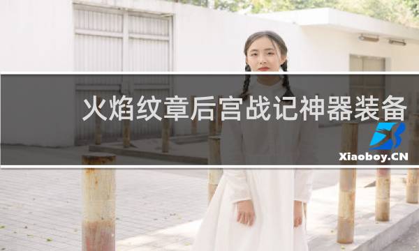 火焰纹章后宫战记神器装备