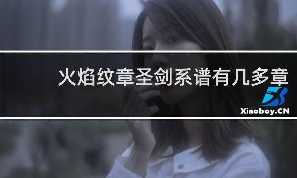 火焰纹章圣剑系谱有几多章