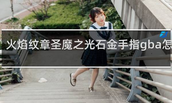 火焰纹章圣魔之光石金手指gba怎么用