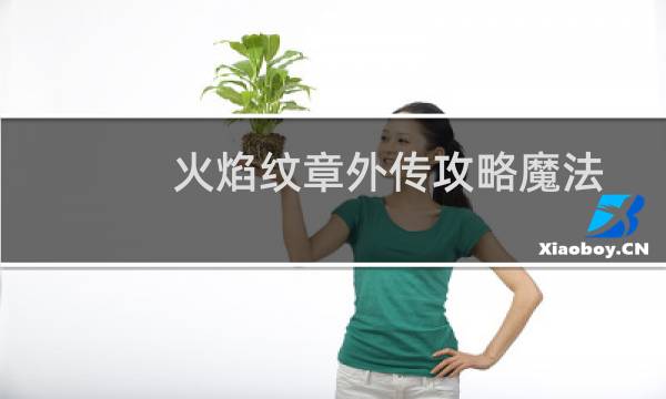 火焰纹章外传攻略魔法