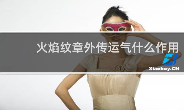 火焰纹章外传运气什么作用