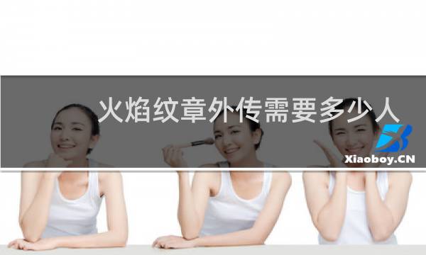 火焰纹章外传需要多少人