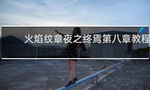 火焰纹章夜之终焉第八章教程