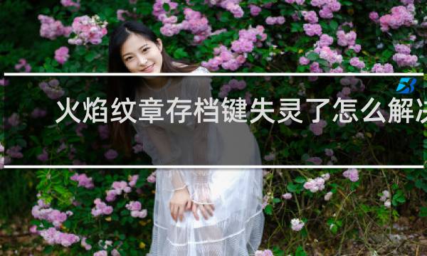 火焰纹章存档键失灵了怎么解决
