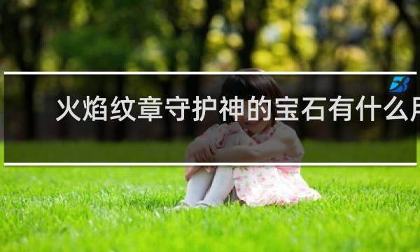 火焰纹章守护神的宝石有什么用