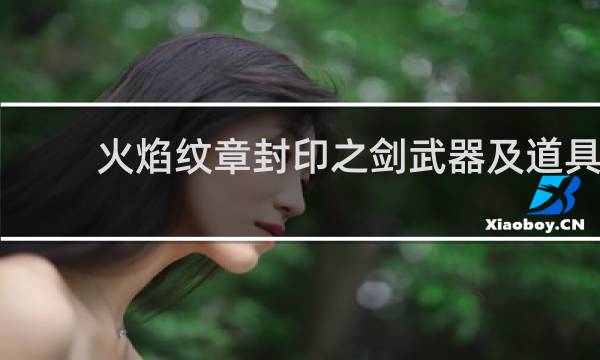 火焰纹章封印之剑武器及道具