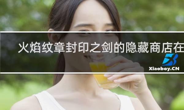 火焰纹章封印之剑的隐藏商店在哪