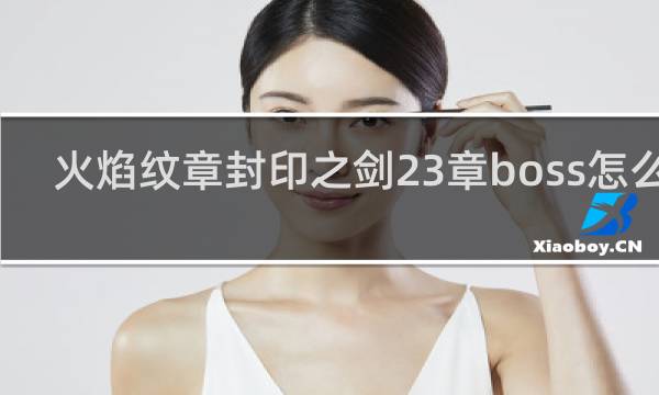 火焰纹章封印之剑23章boss怎么打