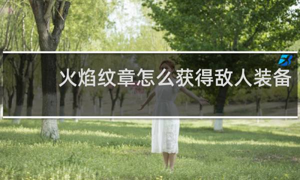 火焰纹章怎么获得敌人装备