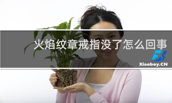 火焰纹章戒指没了怎么回事