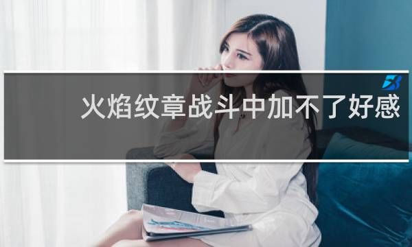 火焰纹章战斗中加不了好感