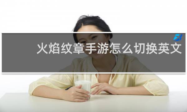 火焰纹章手游怎么切换英文